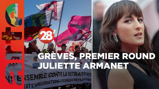 Juliette Armanet / Grèves contre la réforme des retraites - 28 Minutes - ARTE
