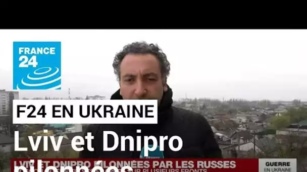 Ukraine : des explosions secouent Dnipro et Lviv • FRANCE 24