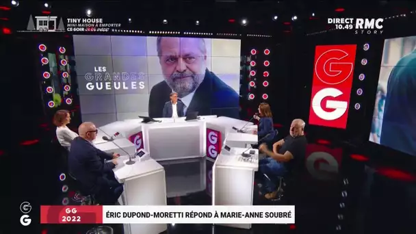 "On bosse comme des dingues ici": la colère d'Eric Dupond-Moretti dans les Grandes Gueules