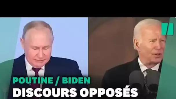 Guerre en Ukraine : le discours de Poutine, la réponse de Biden