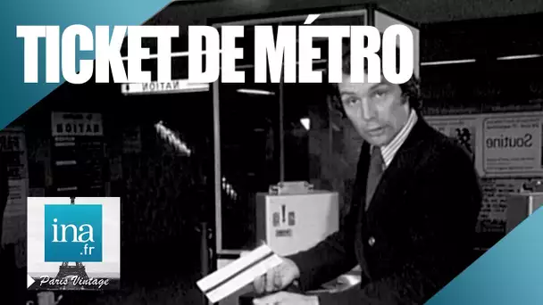 1973 : Voici le nouveau ticket de métro parisien | Archive INA