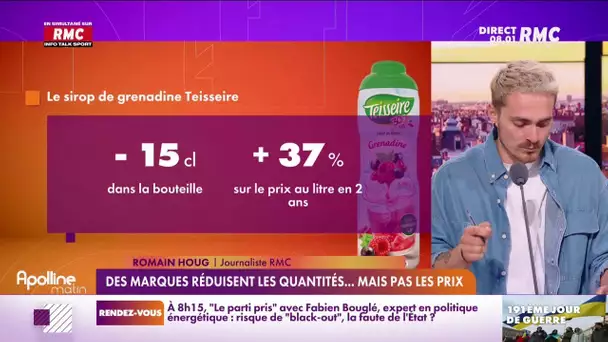 "Shrinkflation" : ces marques réduisent la quantité de leurs produits à l'insu du consommateur