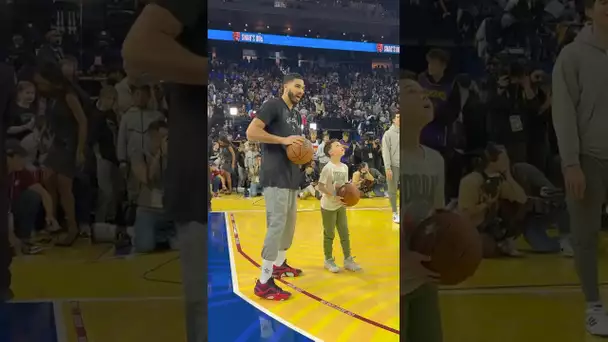 JT & Deuce during practice 🥹