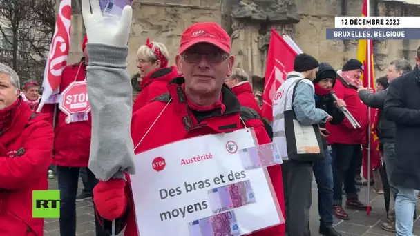 🇧🇪 Belgique : manifestation européenne à Bruxelles contre l’austérité