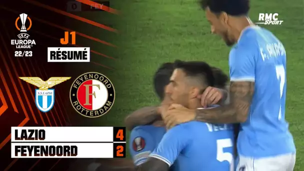 Résumé : Lazio 4-2 Feyenoord - Ligue Europa (J1)