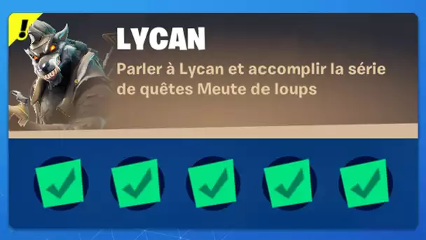 TERMINER LES QUETES LYCAN "CARTES A REMPLIR" SUR FORTNITE (FORTNITE DEFI SAISON 8)