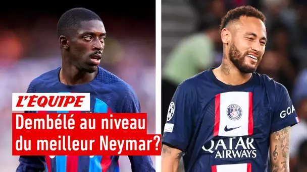 "Dembélé (Barça) est pratiquement au niveau du meilleur Neymar" : D'accord ou pas avec Xavi ?