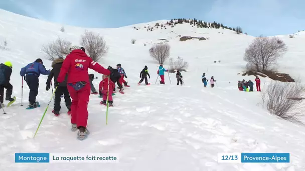 Orcières-Merlette : L'ESF propose des randonnées trappeurs en raquettes aux enfants