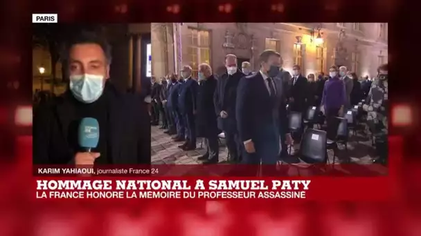 Hommage national à Samuel Paty : "Emmanuel Macron a rendu un hommage vibrant"