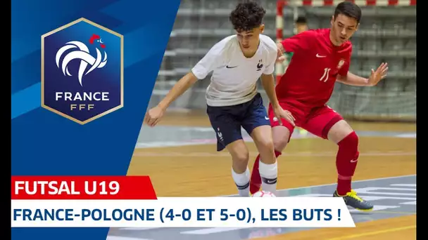U19 Futsal, les buts de France-Pologne (4-0 et 5-0) I FFF 2019-2020