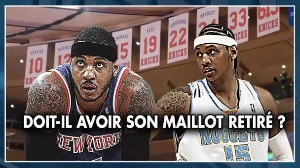 CARMELO ANTHONY : DOIT-IL AVOIR SON MAILLOT RETIRÉ AUX KNICKS & NUGGETS ?