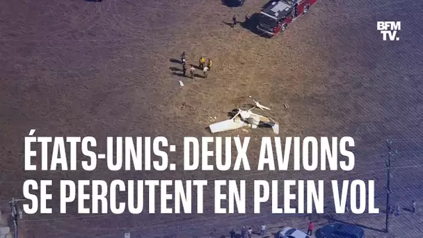 États-Unis : deux avions se percutent en plein vol