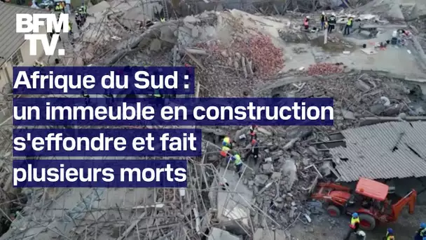 Afrique du Sud: un immeuble en construction s'effondre et fait plusieurs morts