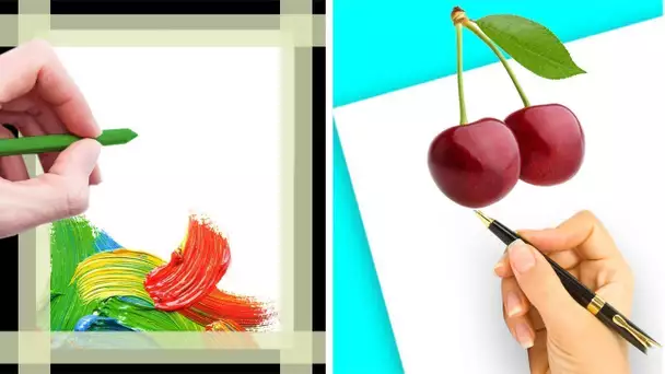 12 ASTUCES DE DESSIN ET DE PEINTURE