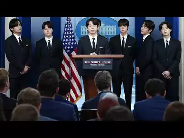 Un célèbre boys band sud-coréen à la Maison Blanche pour dénoncer le racisme