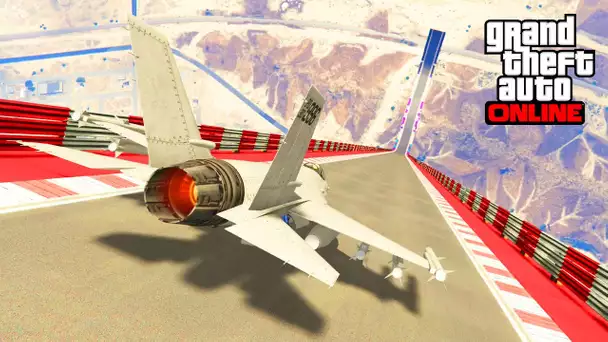 MEGA RAMP AVION DE CHASSE - GTA 5 ONLINE