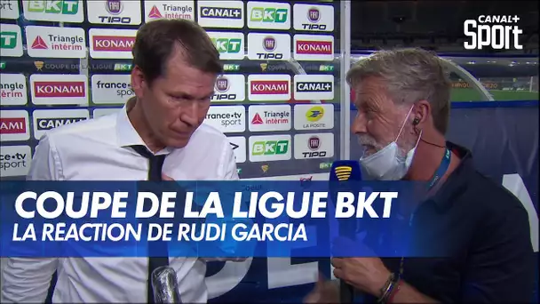 La réaction de Rudi Garcia après la finale PSG/OL