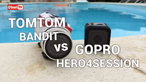TEST action cams GoPro Hero 4 session vs TomTom Bandit