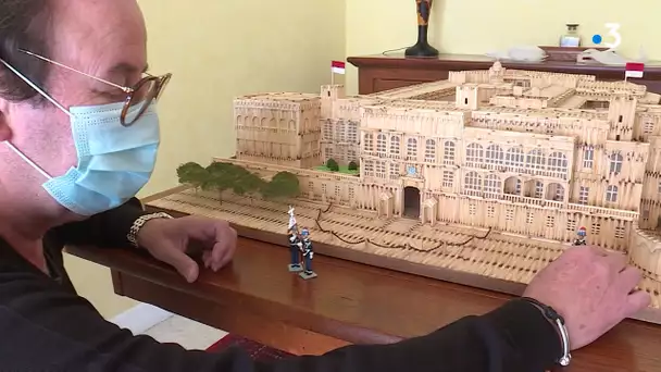 Monaco : 32 500 allumettes et 200 tubes de colle pour cette maquette du Palais princier