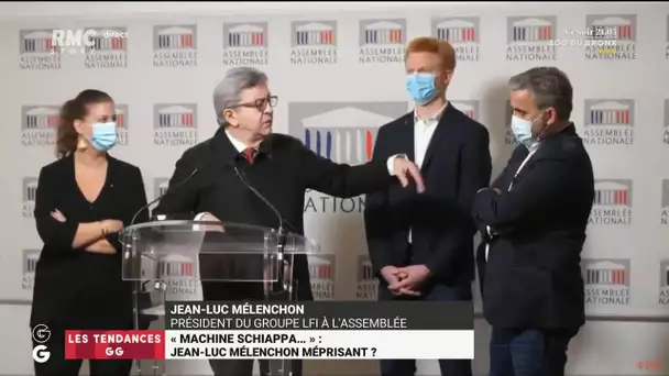 "Monsieur Darmanin et ... Machine Schiappa": Jean-Luc Mélenchon méprisant?