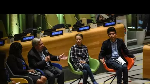 Climat : 500 jeunes réunis à l'ONU, dont Greta Thunberg, réclament des actions