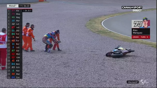 La moto d'Álex Márquez prend feu lors des essais libres 2 !