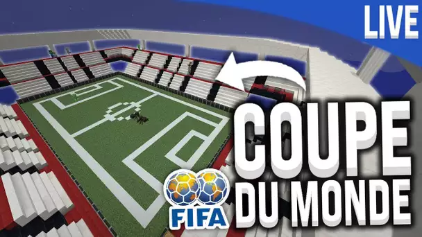 ON CONSTRUIT NOTRE STADE POUR LA COUPE DU MONDE ! - MINECRAFT MODDÉ