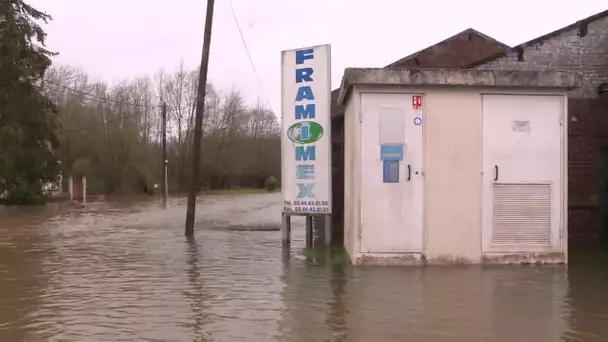 Inondations à Appilly dans l'Oise