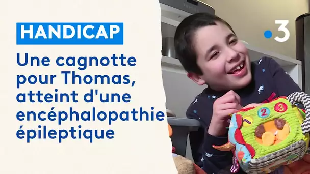 Une cagnotte pour Thomas, handicapé moteur et mental à cause d'une encéphalopathie épileptique