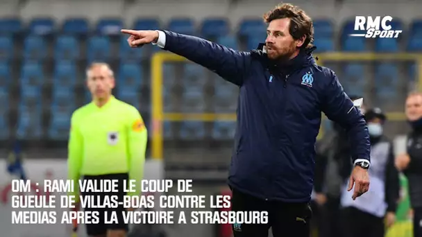 OM : Rami valide le coup de gueule de Villas-Boas contre les médias après la victoire à Strasbourg