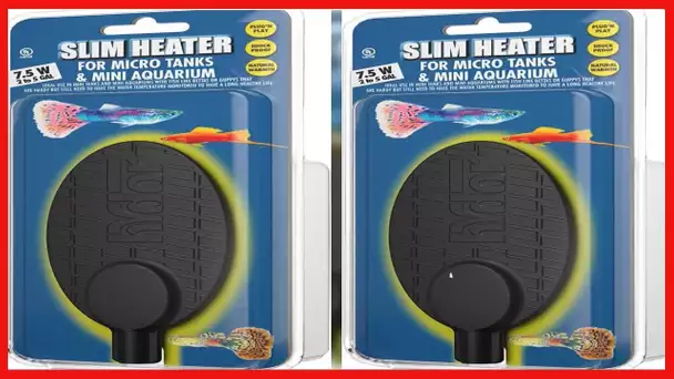 Hydor 7.5w Slim Heater for Bettas and Bowls, 2 to 5 gal