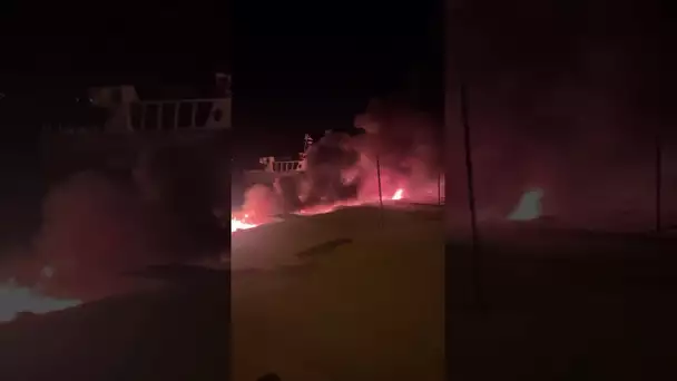 Incendie sur le port de Sagone, dans la nuit du 12 au 13 juin 2021