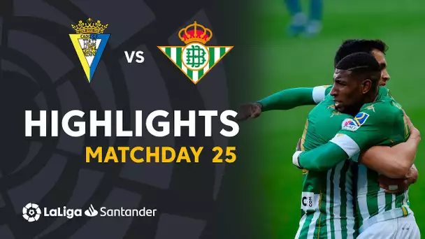 Highlights Cádiz CF vs Real Betis (0-1)