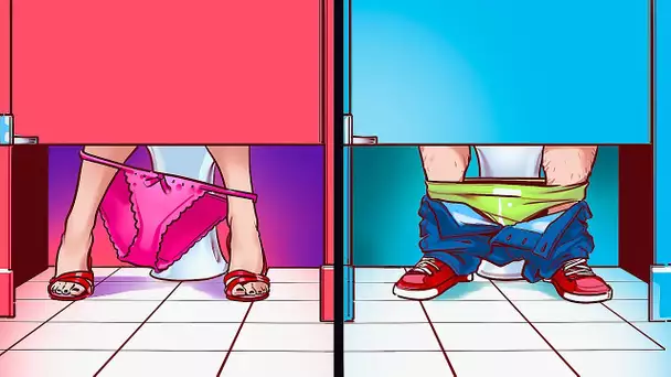 Pourquoi Les Portes des Toilettes Publiques n’arrivent pas jusqu’au Sol