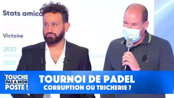 Corruption ou tricherie ? La vérité est faite sur le classement de Cyril Hanouna au padel