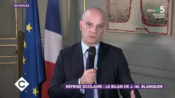 Reprise scolaire : le premier bilan de JM Blanquer - C à Vous - 12/05/2020