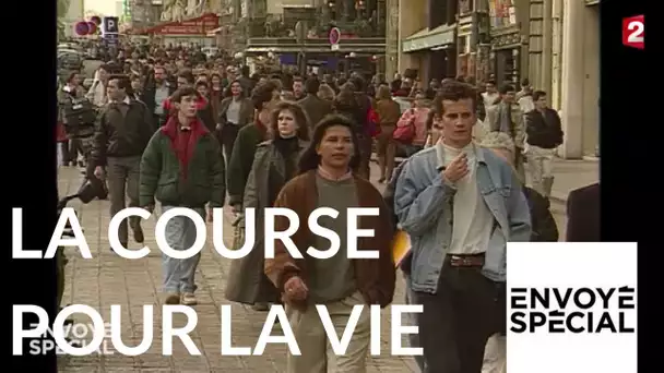 Envoyé spécial. "La course pour la vie" par Mireille Darc - 11 avril 1991 (France 2)