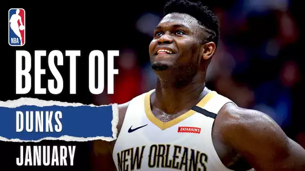 NBA's Best Dunks | January | 2019-20 NBA Season