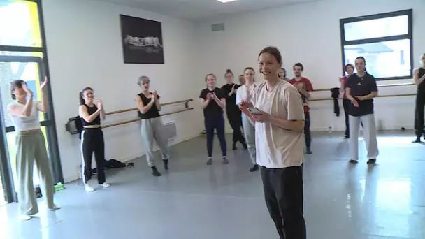 Béarn: Dasha, danseuse ukrainienne, en stage à Nay