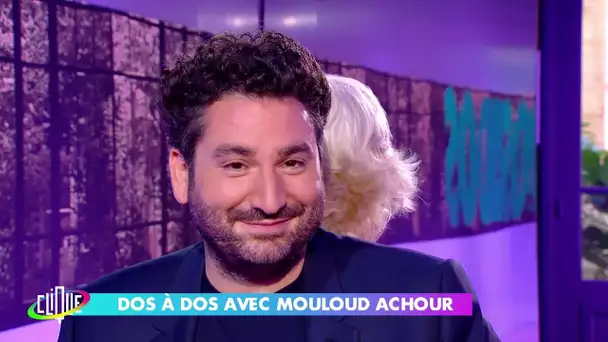 Mouloud Achour dos à dos avec Catherine Ceylac - Clique - CANAL+