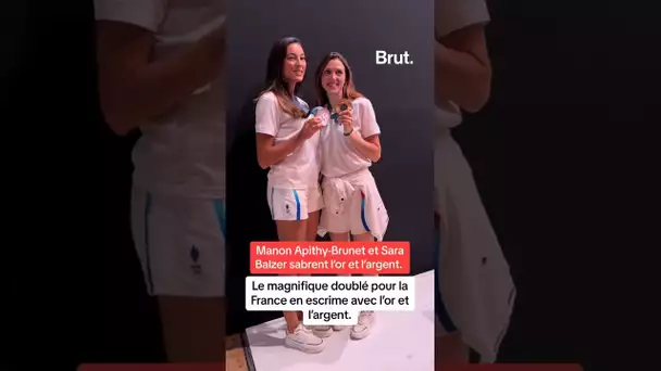 La fête au Club France pour les sabreuses Manon Apithy-Brunet et Sara Balzer 🥇🥈