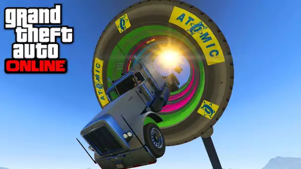 COURSE EN CAMION QUI PART EN FREESTYLE - GTA 5 ONLINE