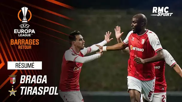 Résumé : Braga (Q) 2-0 (tab 3-2) S. Tiraspol - Ligue Europa (Barrage retour)