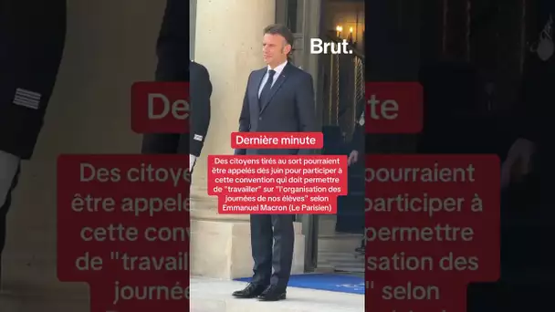 Emmanuel Macron va lancer une convention citoyenne sur les horaires scolaires et les vacances.