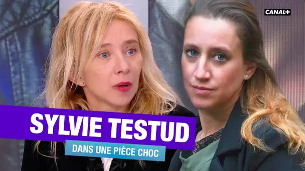 Sylvie Testud dans la rôle de Valérie Bacot, victime d'un mari violeur et proxénète  - CANAL+