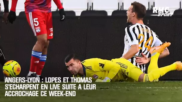 Angers-Lyon : Lopes et Thomas s'écharpent en live suite à leur accrochage ce week-end