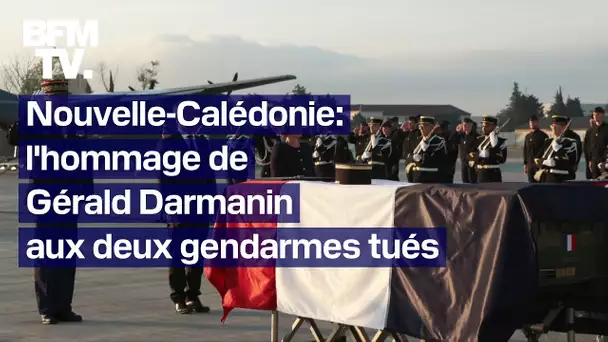 Émeutes en Nouvelle-Calédonie: Gérald Darmanin rend hommage aux deux gendarmes tués