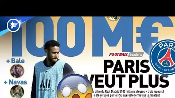 Le PSG refuse une offre folle du Real Madrid pour Neymar | Revue de presse
