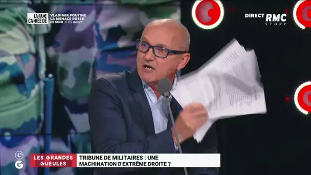 Dr Marty : "Cette tribune de militaires est une vraie saloperie !"
