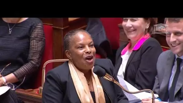 Taubira à Ciotti 'Je vous obsède avec une constance qui appelle l&#039;admiration'